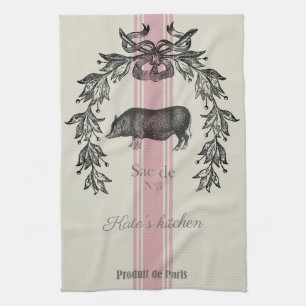 Vintage french kitchen towel