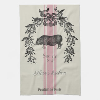 Vintage french kitchen towel