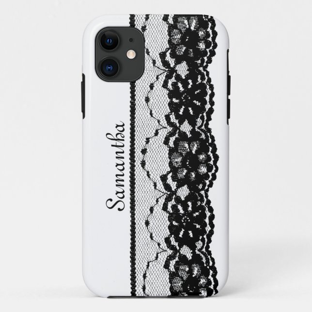 Vintage French Lace iPhone 5 Barely There Case (Back)
