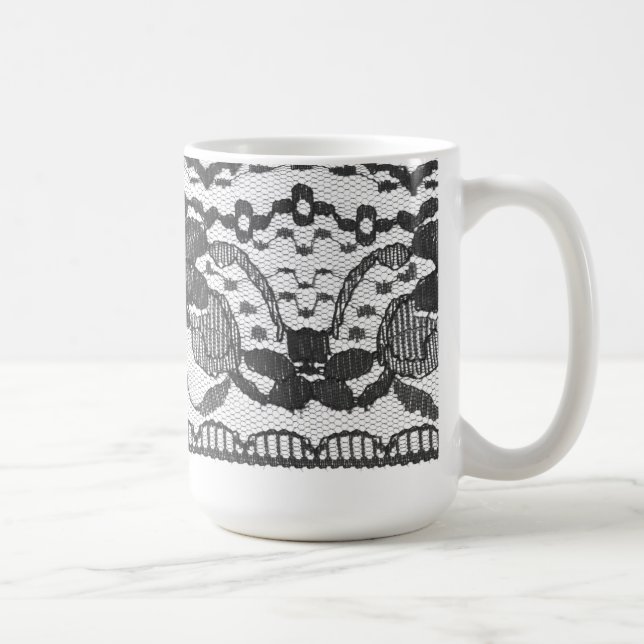 Vintage French Lace Mug (Right)