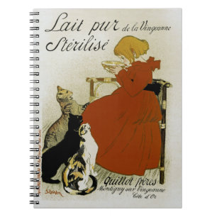 Vintage French Milk Ad Notebook