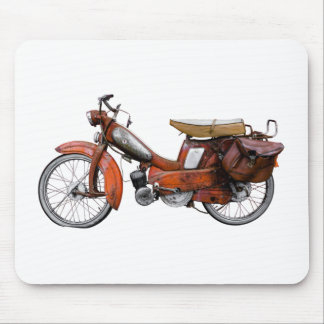 Vintage French Motobecane Moped Mouse Pad