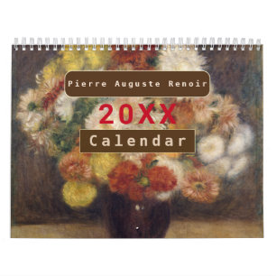 Vintage French Painter Pierre Auguste Renoir    Calendar