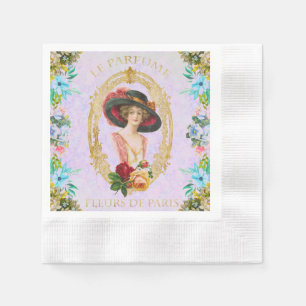 Vintage French Paper Napkin