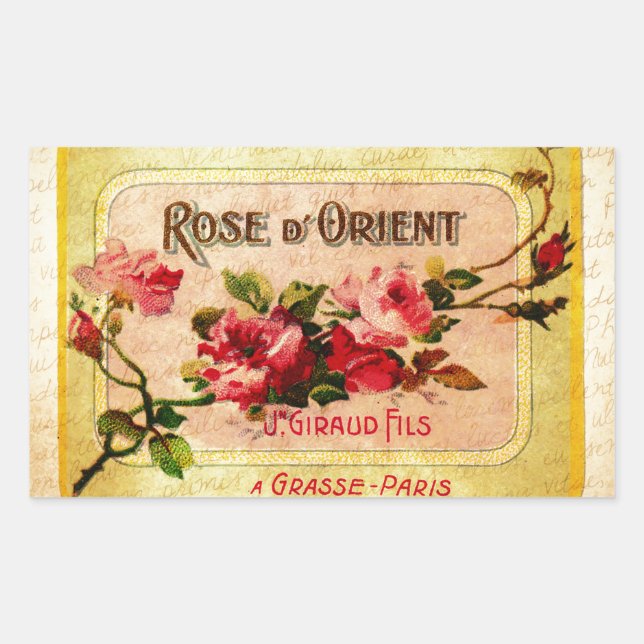 Vintage French Perfume Label (Front)