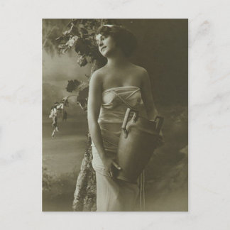 Vintage French Pinup Postcard