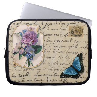 Vintage French Postcard Laptop Sleeve