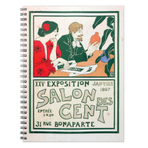 Vintage French Poster Notebook