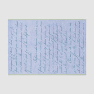 Vintage French Script Tissue Paper