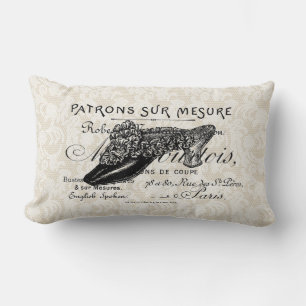 Vintage French shoe pillow