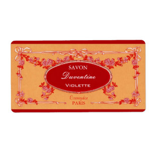 Vintage French Soap Label - rectangle