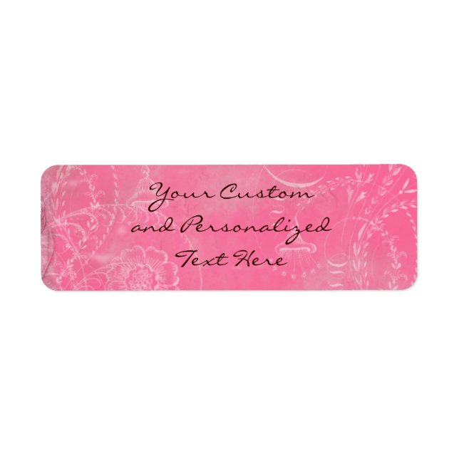 Vintage French Toile Custom Colours Address Labels (Front)