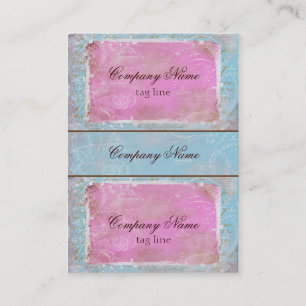 Vintage French Toile & Script Mini Tags or Cards