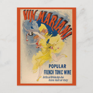 Vintage French Tonic Wine Postcard