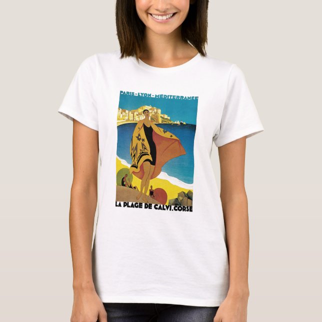 Vintage French Travel T-Shirt (Front)