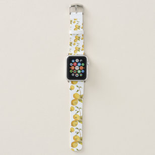 Vintage Fresh Lemons: Simplistic Design Apple Watch Band