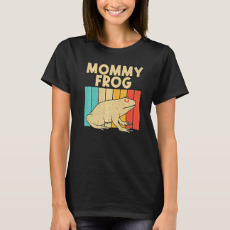 Vintage Frog For Mom Grandma Cute Frog Toad T-Shirt