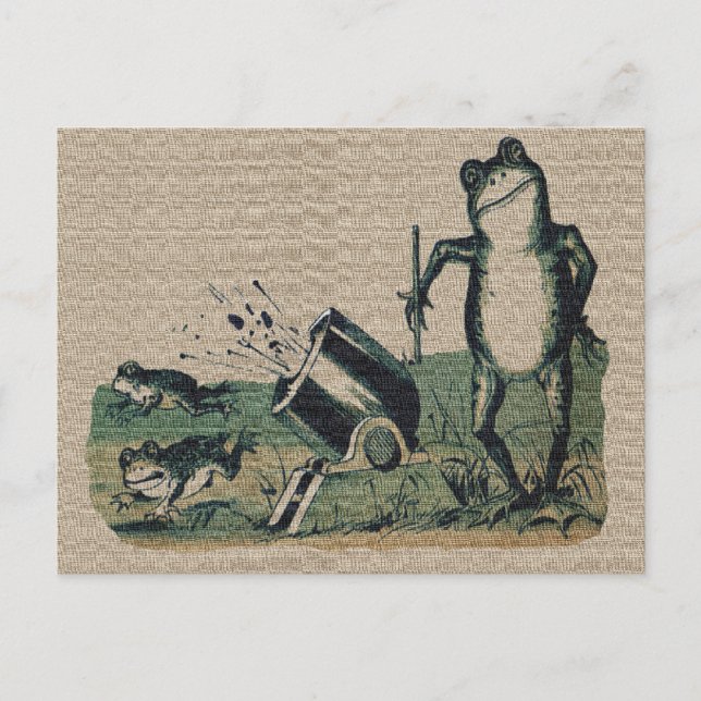 Vintage Frog Postcard (Front)