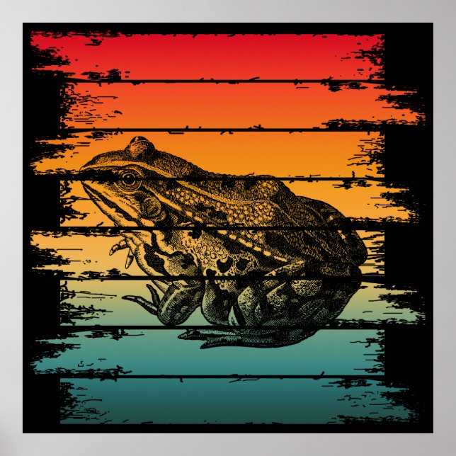 VINTAGE FROG POSTER (Front)