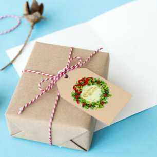 Vintage From me to you Christmas Gift Tags