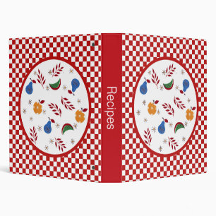Vintage Fruit 2" Recipe Binder