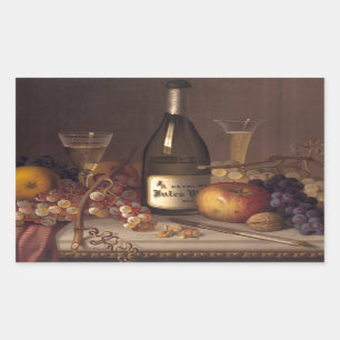 Vintage Fruit And Wine Sticker