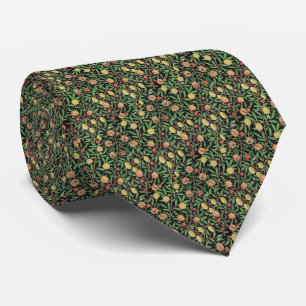 Vintage Fruit Art Necktie Elegance