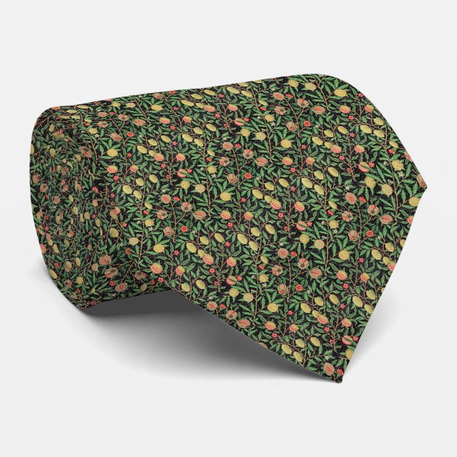 Vintage Fruit Art Necktie Elegance (Rolled)