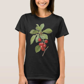 Vintage Fruit Cherry Food, Cherries by Redoute T-Shirt