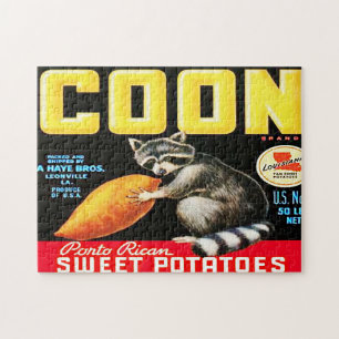 Vintage Fruit Crate Étiquette 4 Jigsaw Puzzle