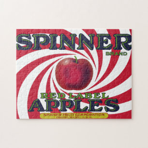 Vintage Fruit Crate Label 12 Jigsaw Puzzle