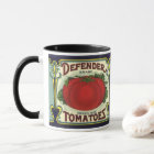 Vintage Fruit Crate Label Art, Defender Tomatoes