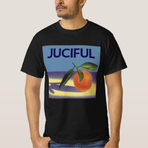 Vintage Fruit Crate Label Art, Juciful Oranges T-Shirt