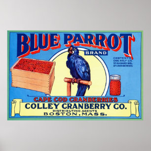 Vintage Fruit Crate Label Poster
