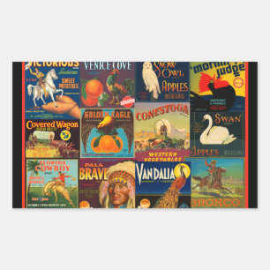 Vintage Fruit Crate Labels