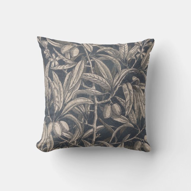 Vintage Fruit & Floral I Throw Pillow (Front)