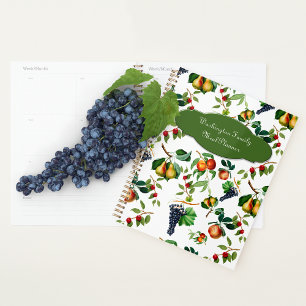 Vintage Fruit Meal Planner