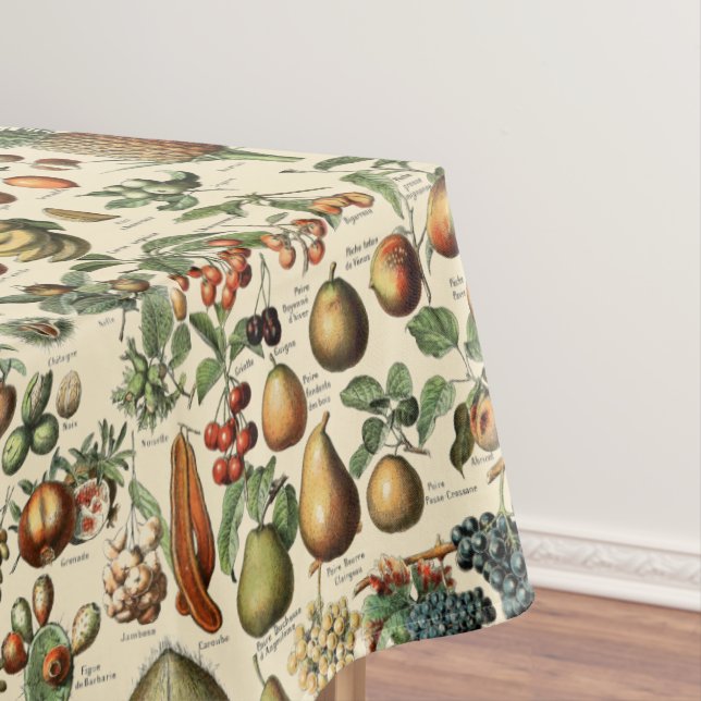 Vintage Fruit Pattern by Adolphe Millot Tablecloth (In Situ)