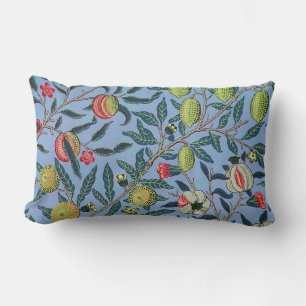 Vintage Fruit Pomegranate Ornament Illustration Lumbar Pillow