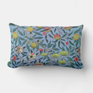 Vintage Fruit Pomegranate Ornament Illustration Lumbar Pillow