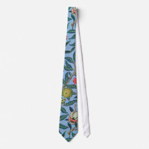Vintage Fruits Ornament Illustration Tie