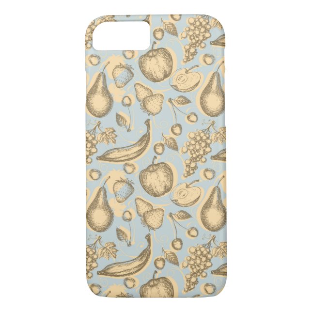 Vintage fruits pattern Case-Mate iPhone case (Back)