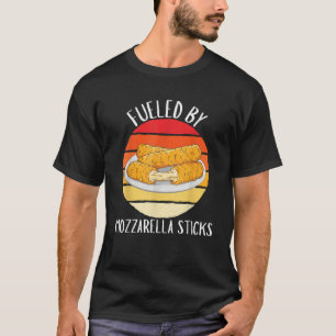 Vintage Fuelled By Mozzarella Sticks Food Lover T-Shirt