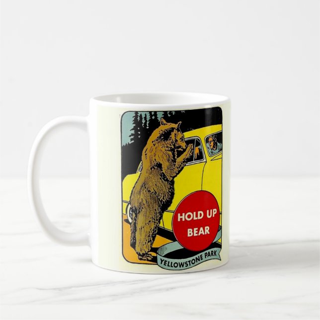 Vintage Fun Yellowstone Park Coffee Mug (Left)
