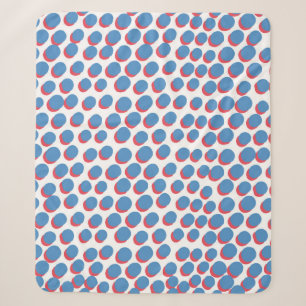 vintage funky retro seamless pattern. Seamless vin Sherpa Blanket