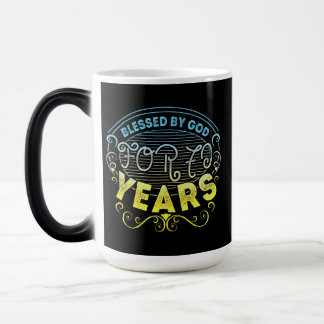 vintage Funny 70 years old saying quote Magic Mug