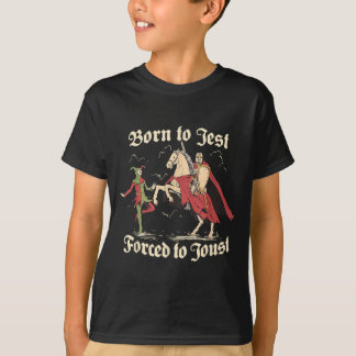 Vintage Funny Born To Quest Forced To Clock In Sar T-Shirt