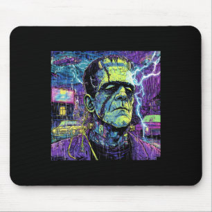 Vintage Funny Frankenstein Monster Lovers Spooky H Mouse Pad