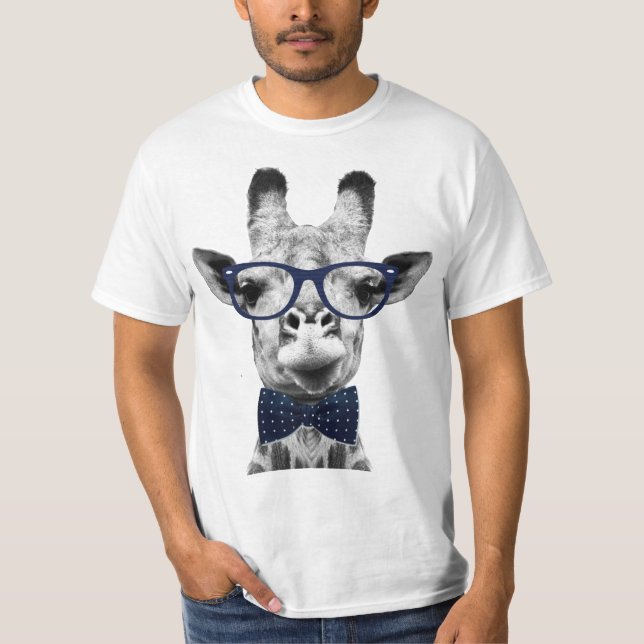Vintage funny Giraffe T-Shirt (Front)