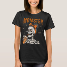 Vintage Funny Momster Skeleton Halloween